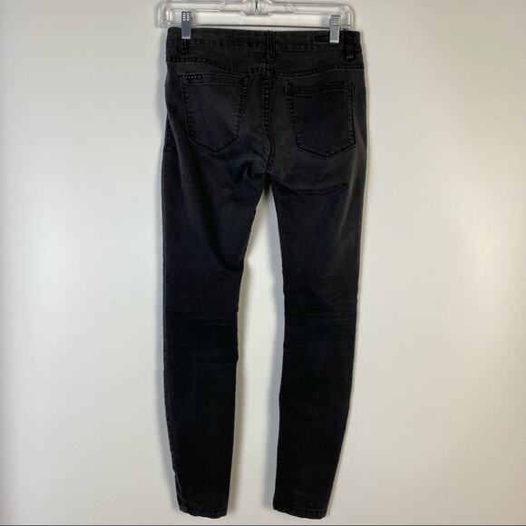 BLANKNYC CRUNCHY LICORICE SKINNY FAUX LEATHER JEANS SIZE 27 - Picture 8 of 12